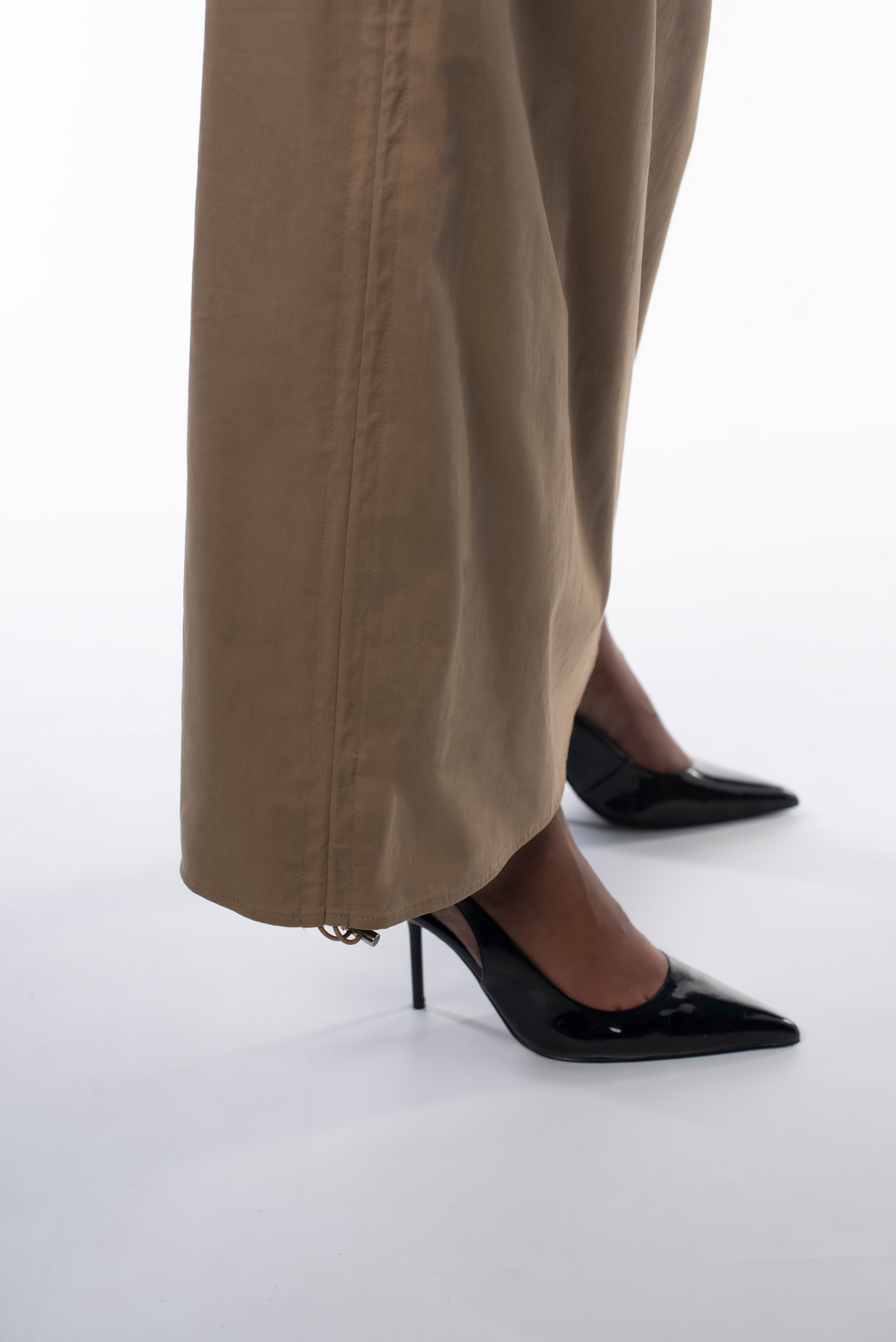 Cashmere Camel Cargo Skirt