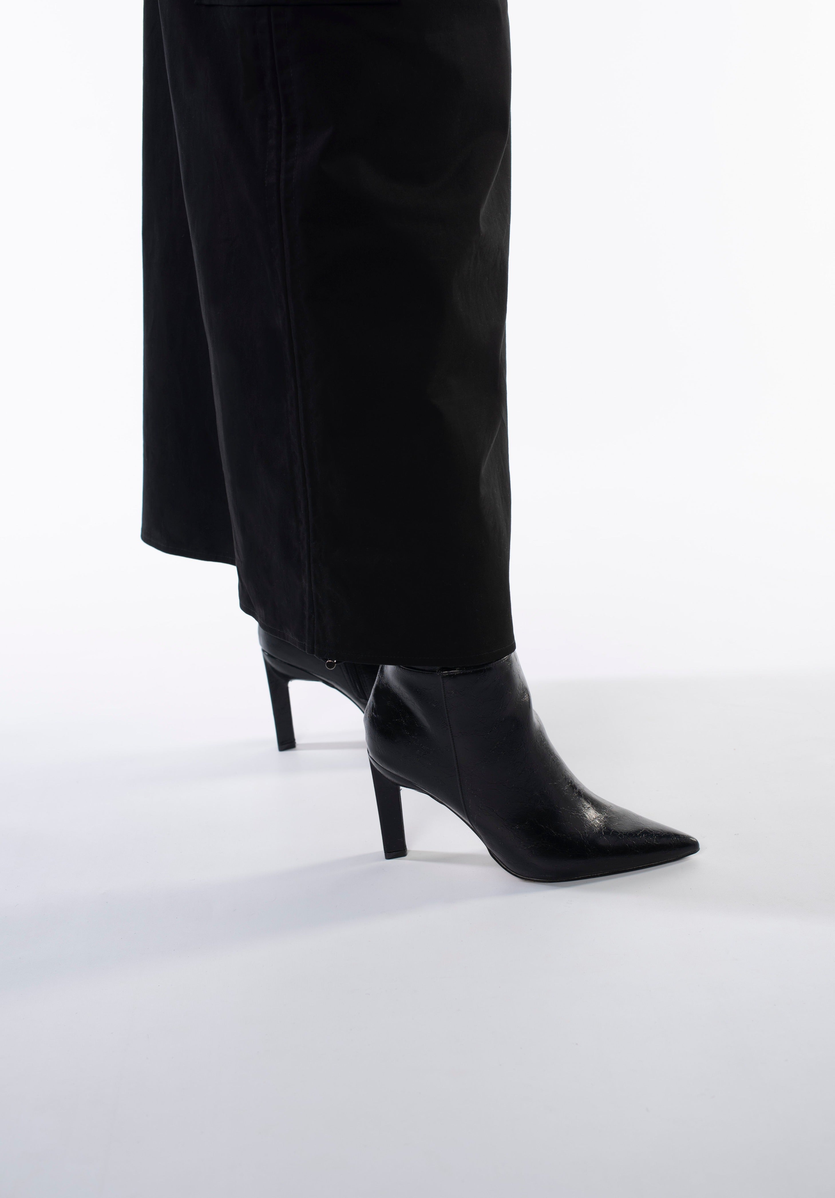 Midnight Noir Cargo Skirt